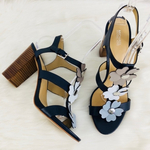 michael kors floral sandals